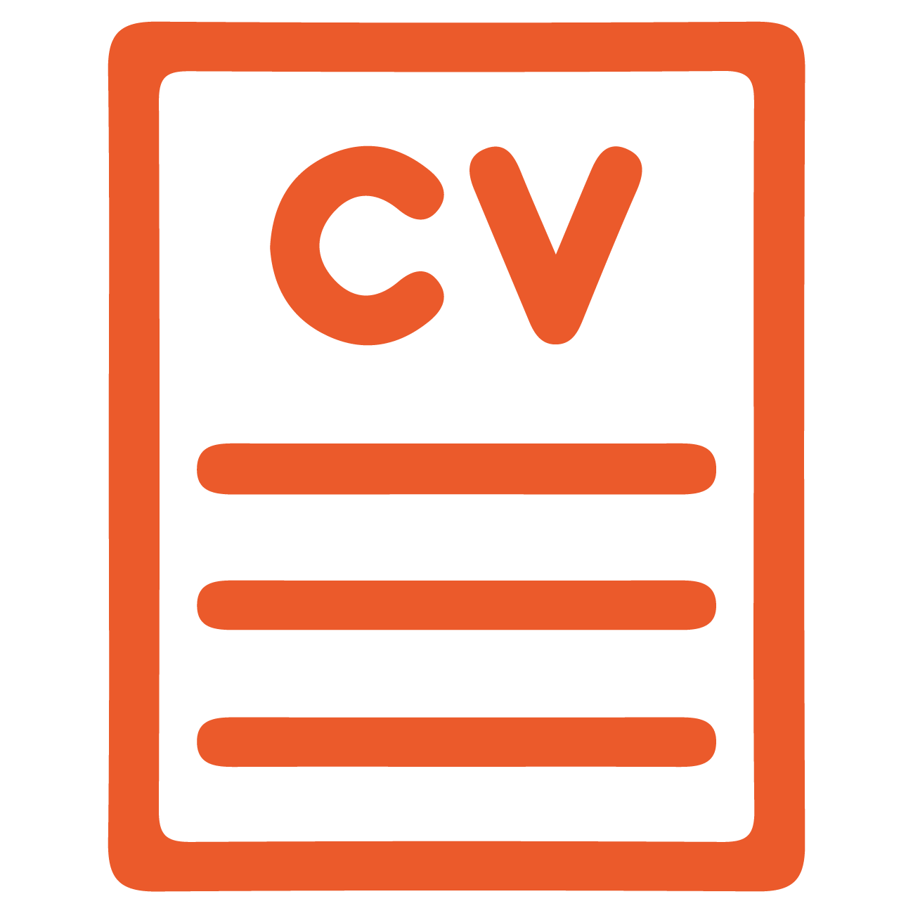 Website_JW cv icoon oranje